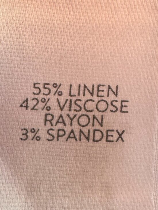 EUC J. Jill Blue and White Linen Blend Gingham Crop Pants in Women's XL Petite - Picture 14 of 16